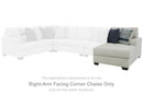 Ashley Lowder Raf Corner Chaise in Stone-Washburn's Home Furnishings