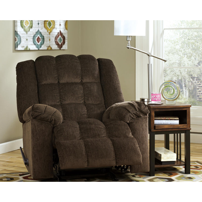 Ashley Ludden Rocker Recliner in Cocoa-Washburn's Home Furnishings