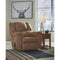 Ashley Mcgann Rocker Recliner in Light Brown-Washburn's Home Furnishings