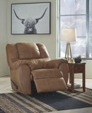 Ashley Mcgann Rocker Recliner in Light Brown-Washburn's Home Furnishings