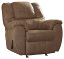 Ashley Mcgann Rocker Recliner in Light Brown-Washburn's Home Furnishings