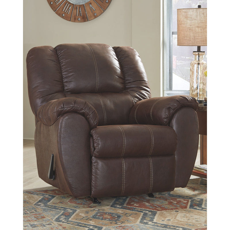 Mcgann - Walnut - Rocker Recliner-Washburn's Home Furnishings