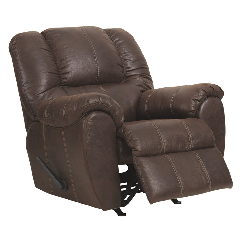 Ashley Mcgann Rocker Recliner in Walnut-Washburn's Home Furnishings