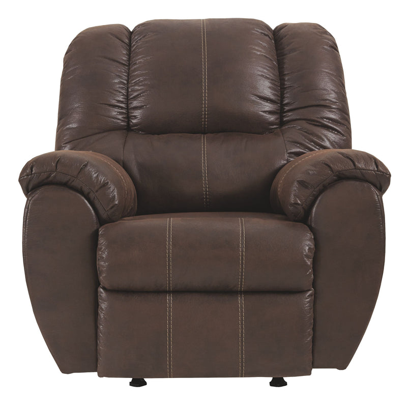 Ashley Mcgann Rocker Recliner in Walnut-Washburn's Home Furnishings