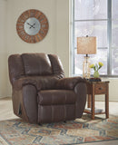 Ashley Mcgann Rocker Recliner in Walnut-Washburn's Home Furnishings