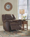 Ashley Mcgann Rocker Recliner in Walnut-Washburn's Home Furnishings