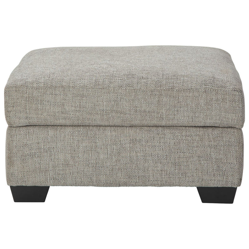 Ashley Megginson Ottoman w/Storage in Storm-Washburn's Home Furnishings