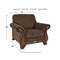 Miltonwood - Teak - Chair-Washburn's Home Furnishings