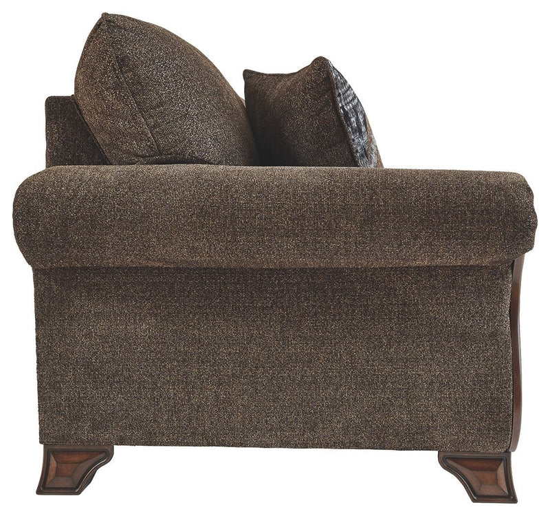 Ashley Miltonwood Sofa in Teak-Washburn's Home Furnishings