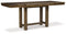 Ashley Moriville Counter Height Ext Table & 8 Upholstered Barstools-Washburn's Home Furnishings