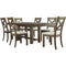 Ashley Moriville Rectangle Dining Room Table & 6 Chairs-Washburn's Home Furnishings