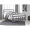 Ashley Nashburg Queen Metal Bed (Headboard/footboard/rails) in Black-Washburn's Home Furnishings