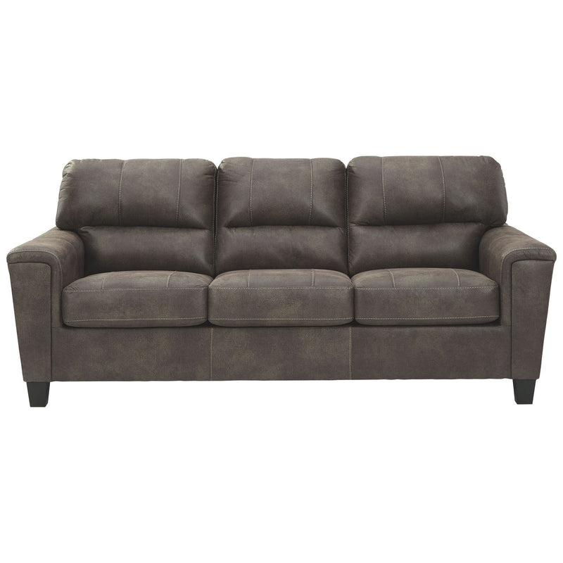 Ashley Navi Queen Sofa Sleeper in Smoke-Washburn's Home Furnishings