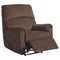 Ashley Nerviano Zero Wall Recliner in Chocolate-Washburn's Home Furnishings