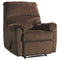 Ashley Nerviano Zero Wall Recliner in Chocolate-Washburn's Home Furnishings