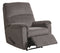 Ashley Nerviano Zero Wall Recliner in Gray-Washburn's Home Furnishings