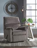 Ashley Nerviano Zero Wall Recliner in Gray-Washburn's Home Furnishings