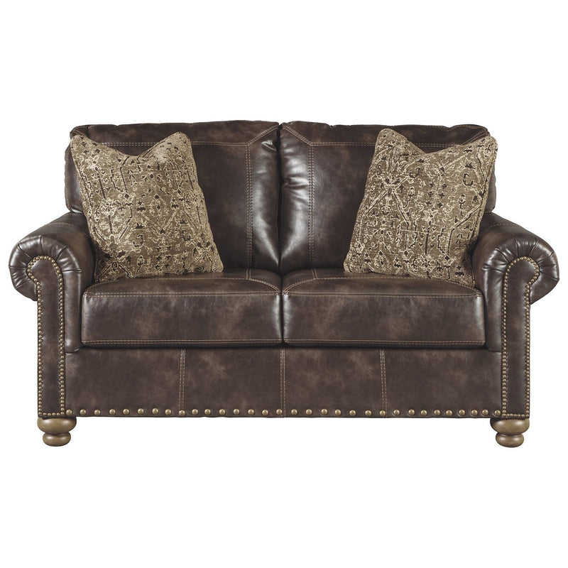 Ashley Nicorvo Loveseat in Coffee-Washburn's Home Furnishings