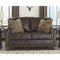 Ashley Nicorvo Loveseat in Coffee-Washburn's Home Furnishings