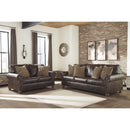 Ashley Nicorvo Loveseat in Coffee-Washburn's Home Furnishings