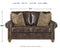 Ashley Nicorvo Loveseat in Coffee-Washburn's Home Furnishings