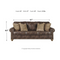 Ashley Nicorvo Queen Sofa Sleeper in Coffee-Washburn's Home Furnishings