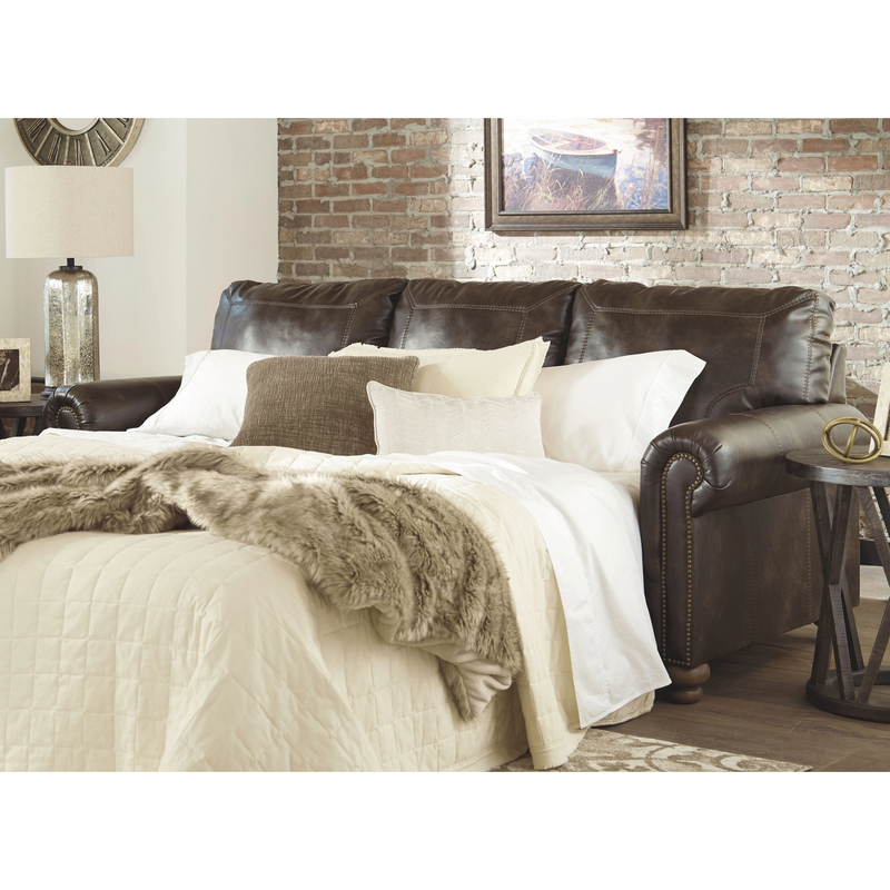 Ashley Nicorvo Queen Sofa Sleeper in Coffee-Washburn's Home Furnishings