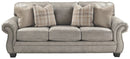 Ashley Olsberg Sofa in Steel-Washburn's Home Furnishings