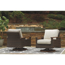 Paradise Trail - Medium Brown - Swivel Lounge Chair-Washburn's Home Furnishings