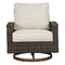 Ashley Paradise Trail - Medium Brown - Swivel Lounge Chair-Set of 2-Washburn's Home Furnishings