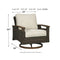 Ashley Paradise Trail - Medium Brown - Swivel Lounge Chair-Set of 2-Washburn's Home Furnishings