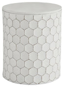 Ashley Polly Stool in White-Washburn's Home Furnishings