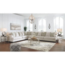 Ashley Rawcliffe Left & Right Sofa 4 Piece Sectional in Parchment-Washburn's Home Furnishings