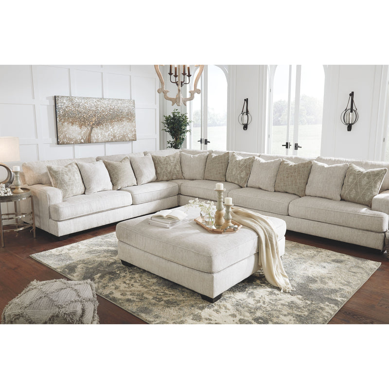 Ashley Rawcliffe Oversized Accent Ottoman in Parchment-Washburn's Home Furnishings