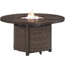 Ashley Round Fire Pit Table-Washburn's Home Furnishings