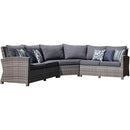 Salem Beach - Gray - 3 Pc. - Sectional Lounge-Washburn's Home Furnishings