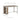 Skempton Counter Height Dining Table with Built-In Wine Rack and Shelves — D394-32 — view 4