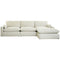 Sophie - Ivory - Right Arm Facing Chaise 3 Pc Sectional-Washburn's Home Furnishings