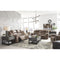 Ashley Stoneland Reclining Power Sofa in Fossil-Washburn's Home Furnishings