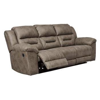 Ashley Stoneland - Fossil - Reclining Sofa-Washburn's Home Furnishings