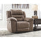 Ashley Stoneland Rocker Recliner in Fossil-Washburn's Home Furnishings