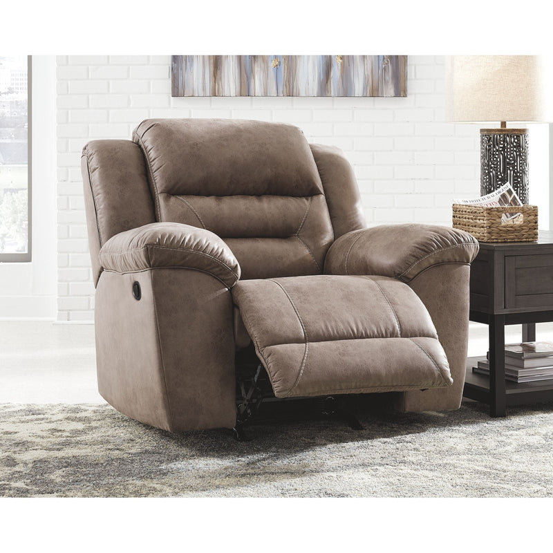 Ashley Stoneland - Fossil - Rocker Recliner-Washburn's Home Furnishings