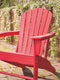 Sundown Treasure - Red - Adirondack Chair-Washburn's Home Furnishings