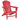 Ashley Sundown Treasure Adirondack Chair in Red-Washburn's Home Furnishings