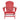 Ashley Sundown Treasure Adirondack Chair in Red-Washburn's Home Furnishings
