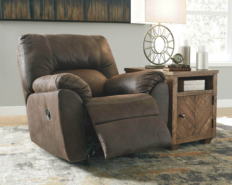 Ashley Tambo Rocker Recliner in Canyon-Washburn's Home Furnishings