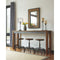 Ashley Torjin Long Counter Table in Dark Brown-Washburn's Home Furnishings