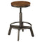 Torjin - Brown/Gray - Swivel Stool-Washburn's Home Furnishings