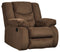 Ashley Tulen Rocker Recliner in Chocolate-Washburn's Home Furnishings