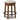 Valebeck Counter Height Upholstered Backless Bar Stool — D546-124 — view 3